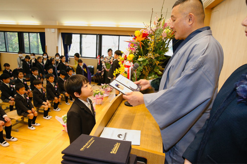 3月修了証書授与式